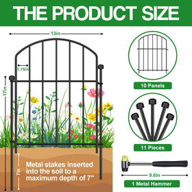 Mgjaa no-dig install kit with stakes and hammer enables quick setup.