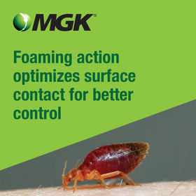 MGK Bedlam Plus on walls and floors for comprehensive coverage.