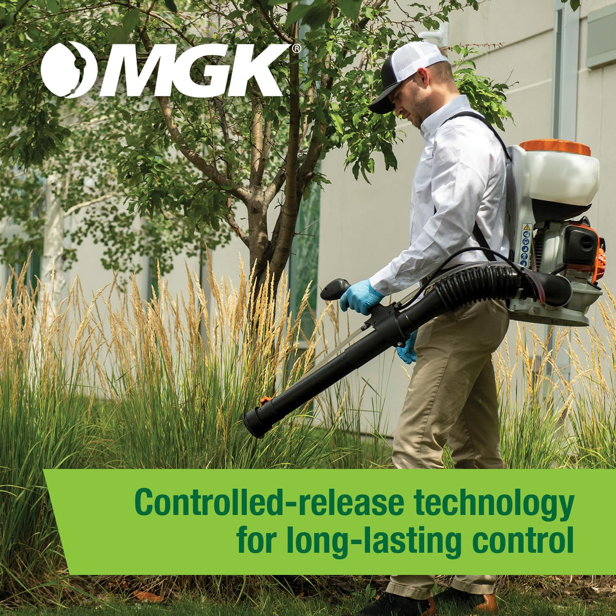 MGK Onslaught spray application shows thorough coverage for cracks and crevices.