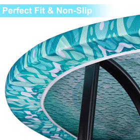 MHJY round tablecloth elastic design enables quick, wrinkle-free setup.