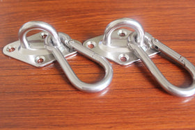 MHMYDZ spring snap hooks for quick attach and detach of hammocks.