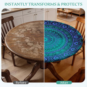 MHJY M-size cloth fits 45-56 inch rounds for larger tables