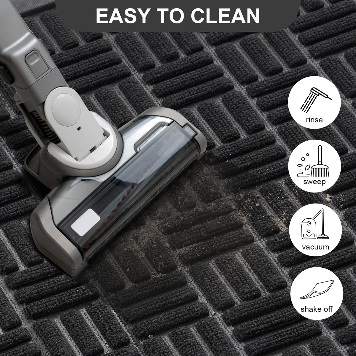 Mibao all-weather mat suitable for year-round entryways.