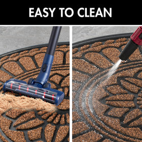Mibao door mat coffee outdoor area drains water quickly after rain.