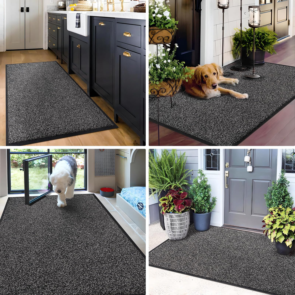 Mibao versatile entrance mat for indoor and outdoor patios.