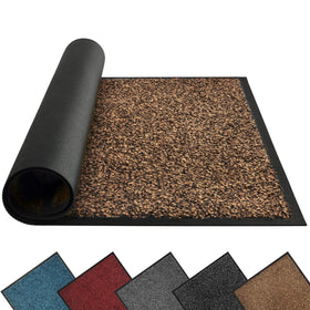 Mibao Front Door Mat dirt-trapper captures mud at the entry, keeping floors clean.