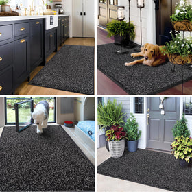 Mibao low-profile door mat fits under most exterior doors.