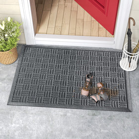 Mibao grey color adds a sleek, durable look to entryways.