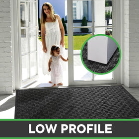 Mibao durable patterned doormat suited for indoor and outdoor use