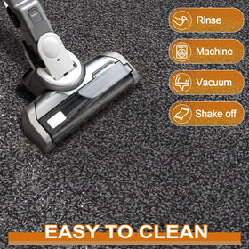 Mibao machine-washable entry rug for easy deep-clean maintenance.
