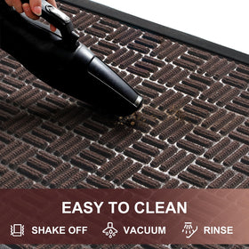Mibao natural rubber backing provides grip and stability