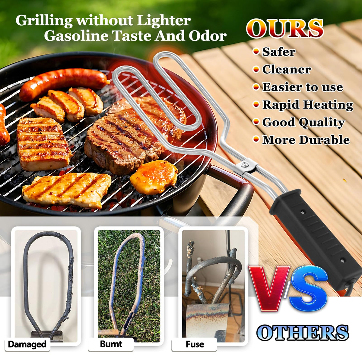 MICHOLY heat resistant handle and cable for safe use