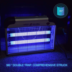 Micnaron Bug Zapper electric grid detail highlights high voltage kill area