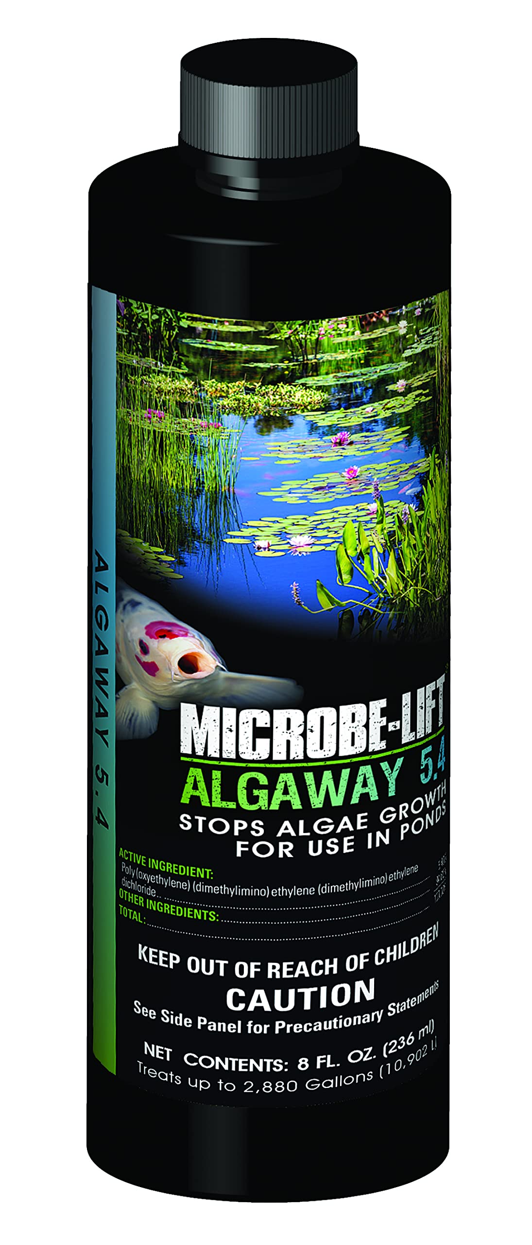 MICROBE-LIFT Algaway 5.4 bottle pour enables easy dosing for clearer pond water