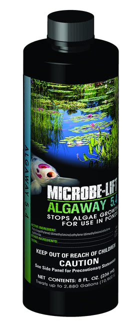 MICROBE-LIFT Algaway 5.4 bottle pour enables easy dosing for clearer pond water