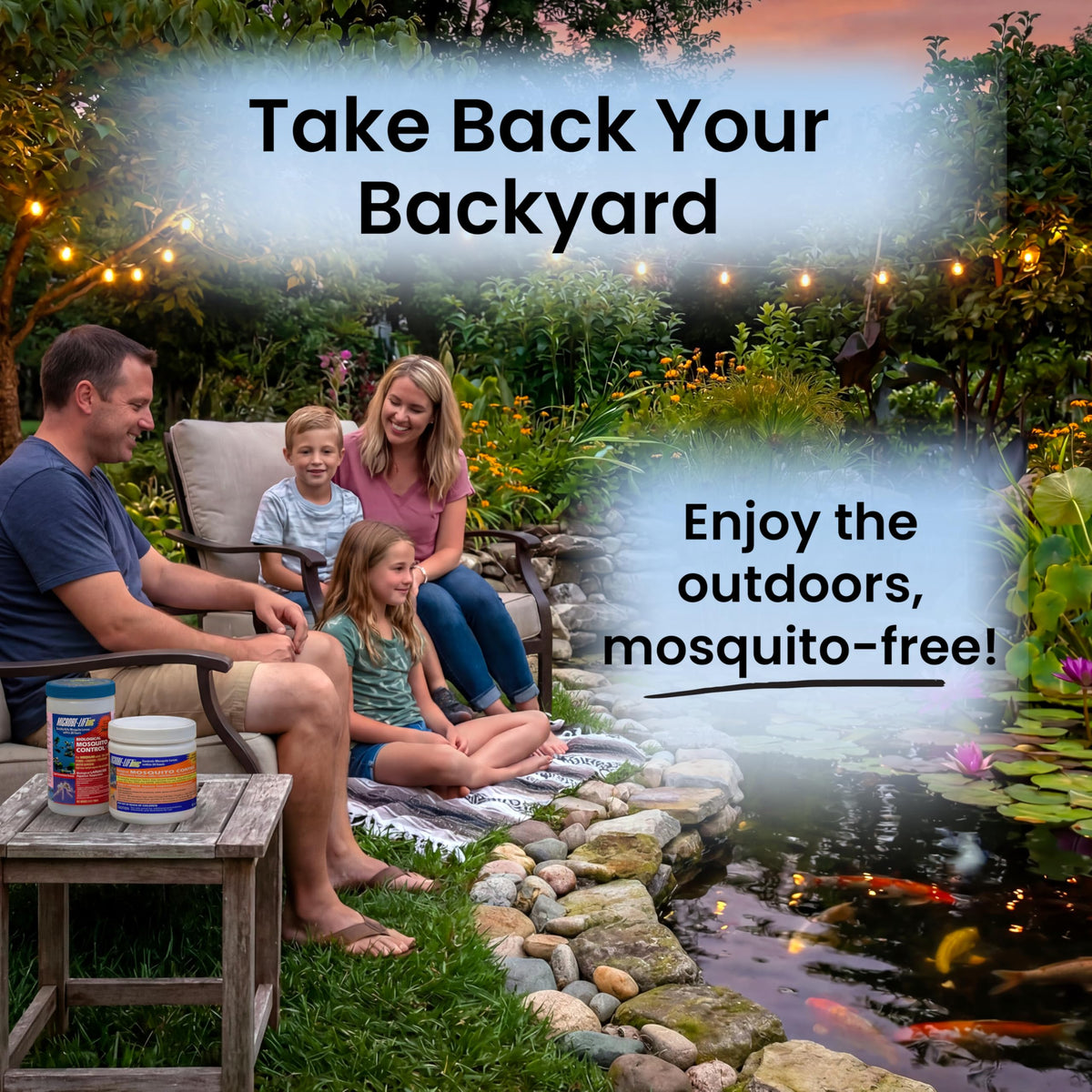 MICROBE-LIFT BMC is easy to apply for busy pond owners.