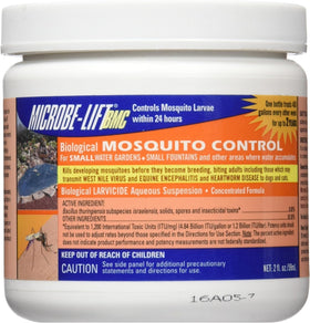MICROBE-LIFT BMC liquid bottle pour demonstrates easy dosing for decorative ponds.