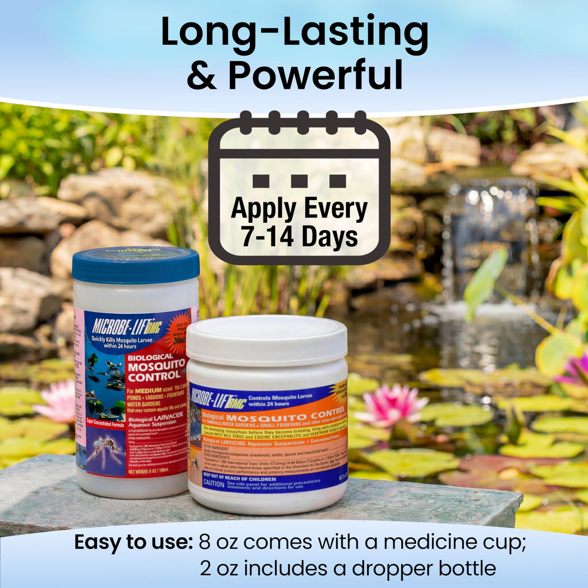 MICROBE-LIFT BMC provides long-lasting treatment up to two years.