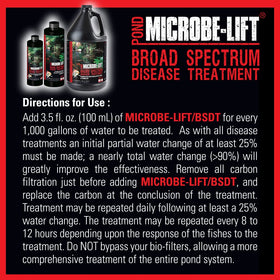 Microbe-Lift BSDT32 clear treatment instructions for pond care