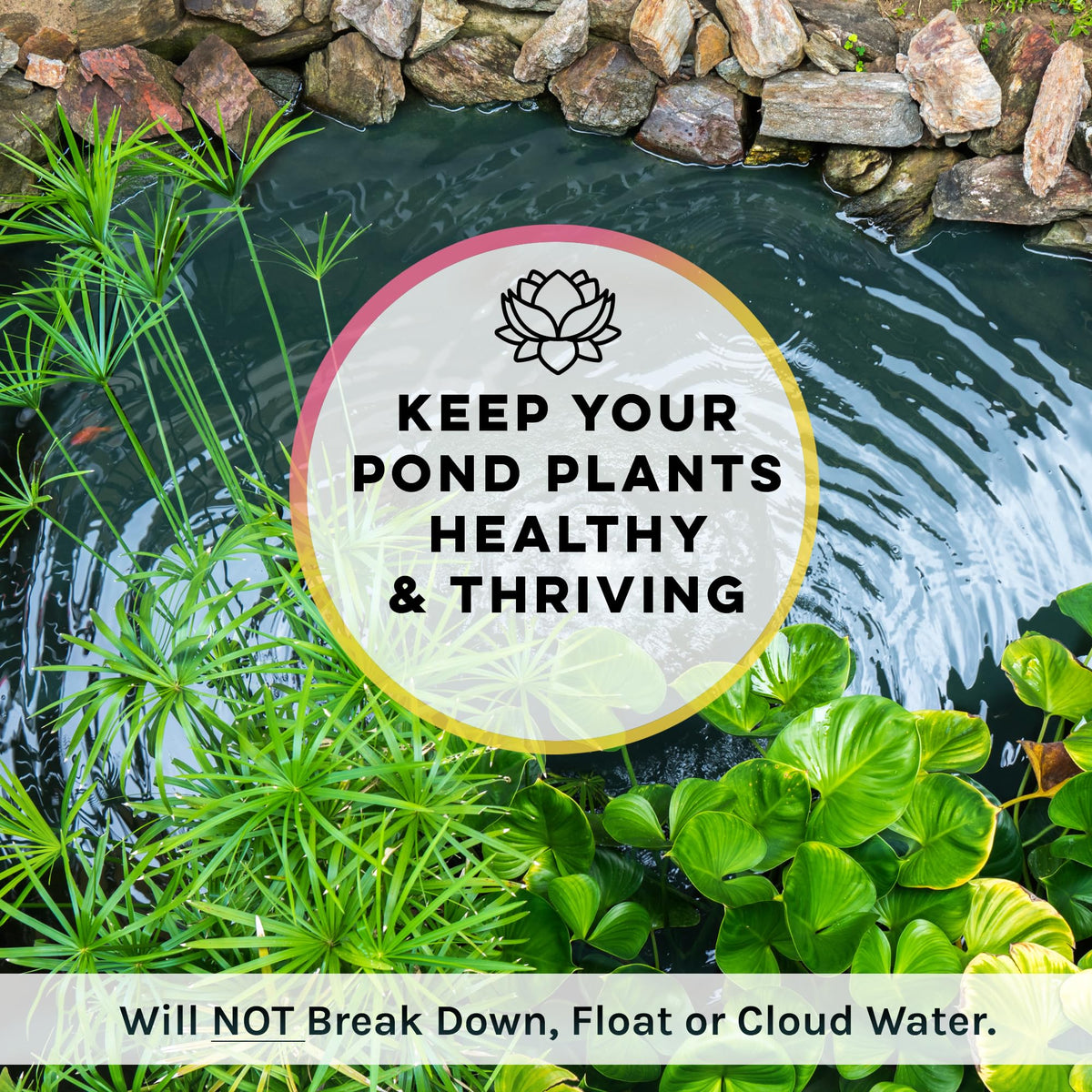 MICROBE-LIFT MLCAPM10 ideal for backyard pond plantings and water garden setups.