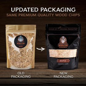 SmokeTop maple chips pair with the smoker to elevate whiskey and bourbon flavors
