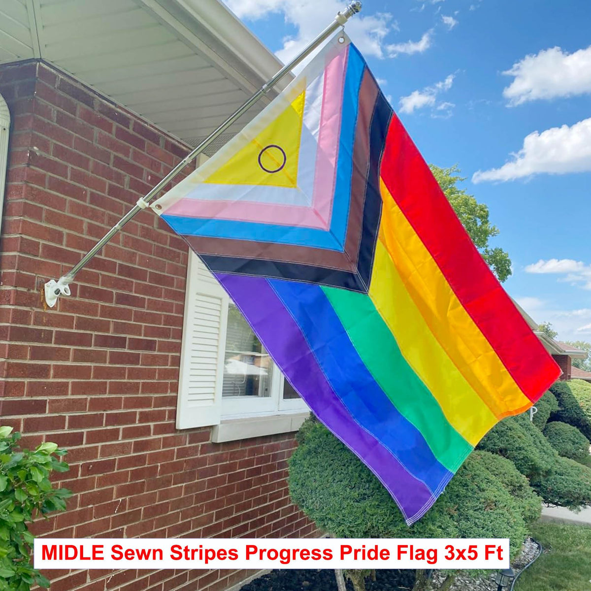 MIDLE pride banner suitable for gifts or commercial displays.