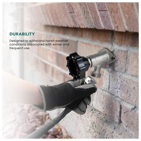 Midline Valve frost-free design reduces freeze risk in cold climates.