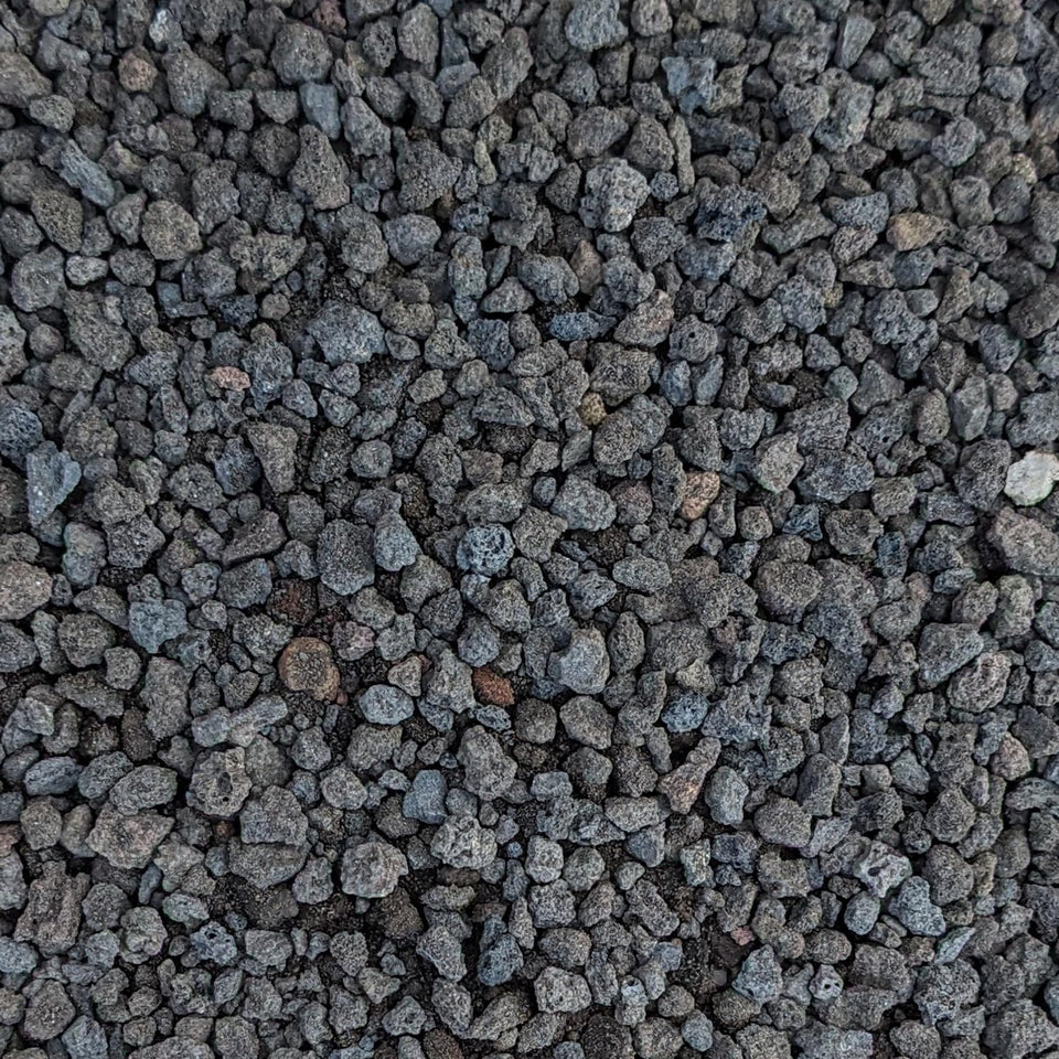 Midwest Hearth Black Lava Rocks for plant containers with 1/4-inch size improve drainage.