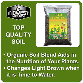 Midwest Hearth pH-balanced seed starter for diverse plant types