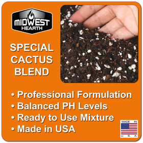 Midwest Hearth potting mix texture closeup for drainage