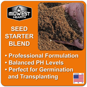 Midwest Hearth seedling growth ready-to-use mix enhances early root development