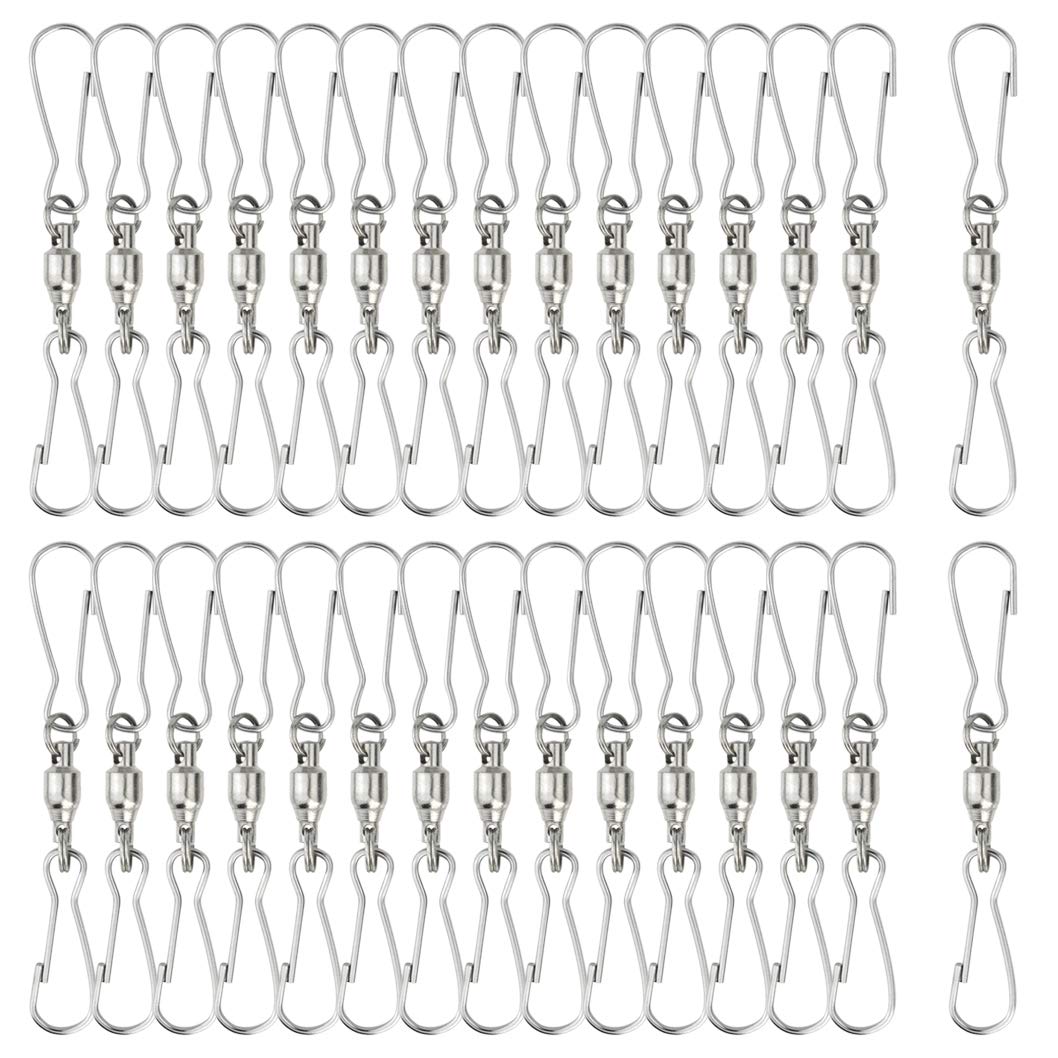 Mifengda swivel dual clip 7cm for outdoor wind spinners and flags.