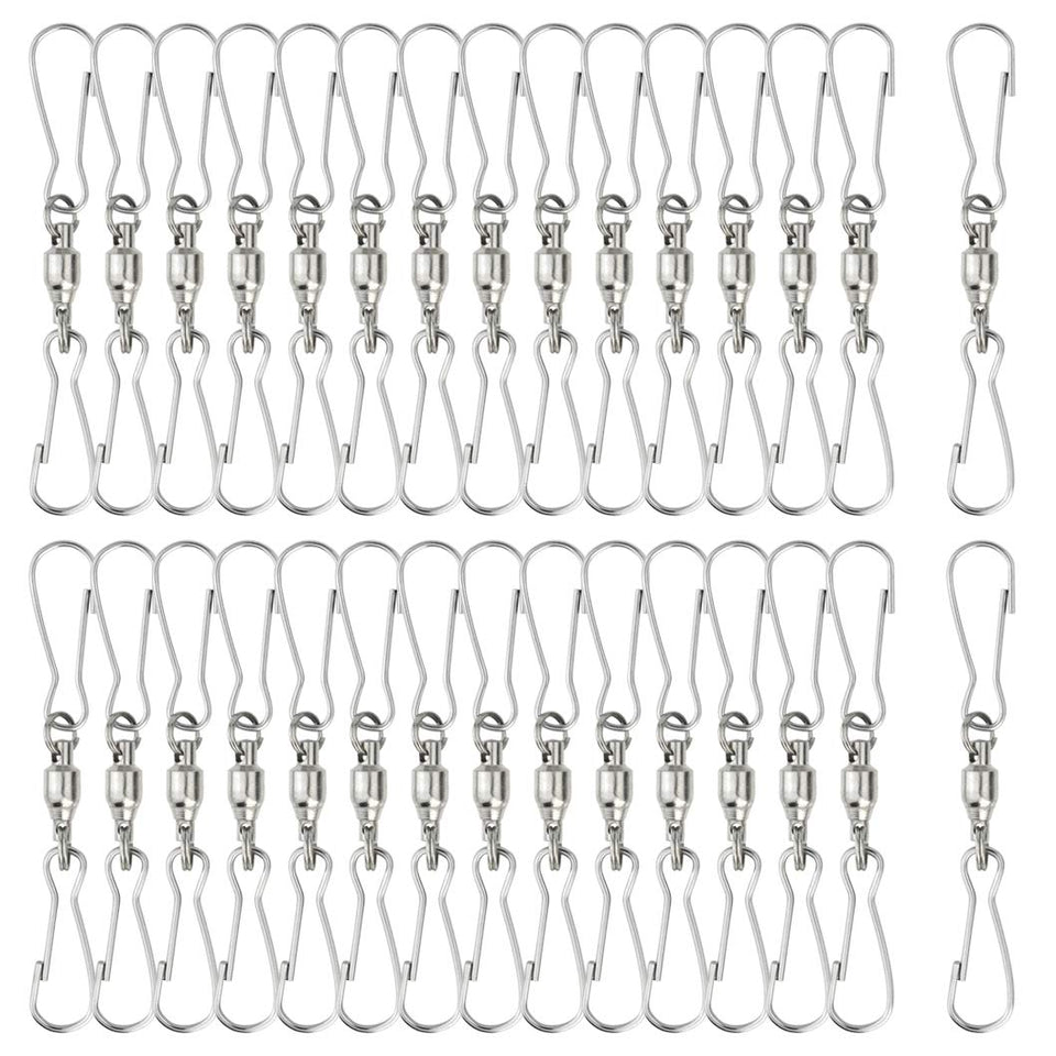 Mifengda swivel dual clip 7cm for outdoor wind spinners and flags.