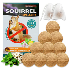 Migdracy Squirrel Repellent Balls packaging for easy setup and mess-free use