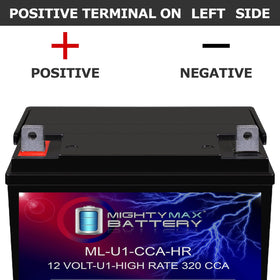 Mighty Max Battery ML-U1-CCAHR 12V mounted-friendly design supports versatile setups