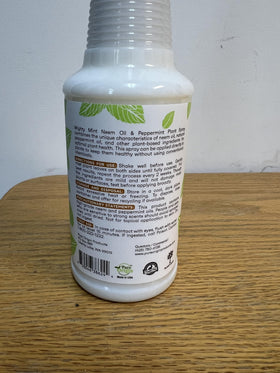 Mighty Mint peppermint aroma enhances routine plant care during spraying.