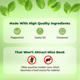 Mighty Mint packaging 12-count communicates convenient indoor protection.