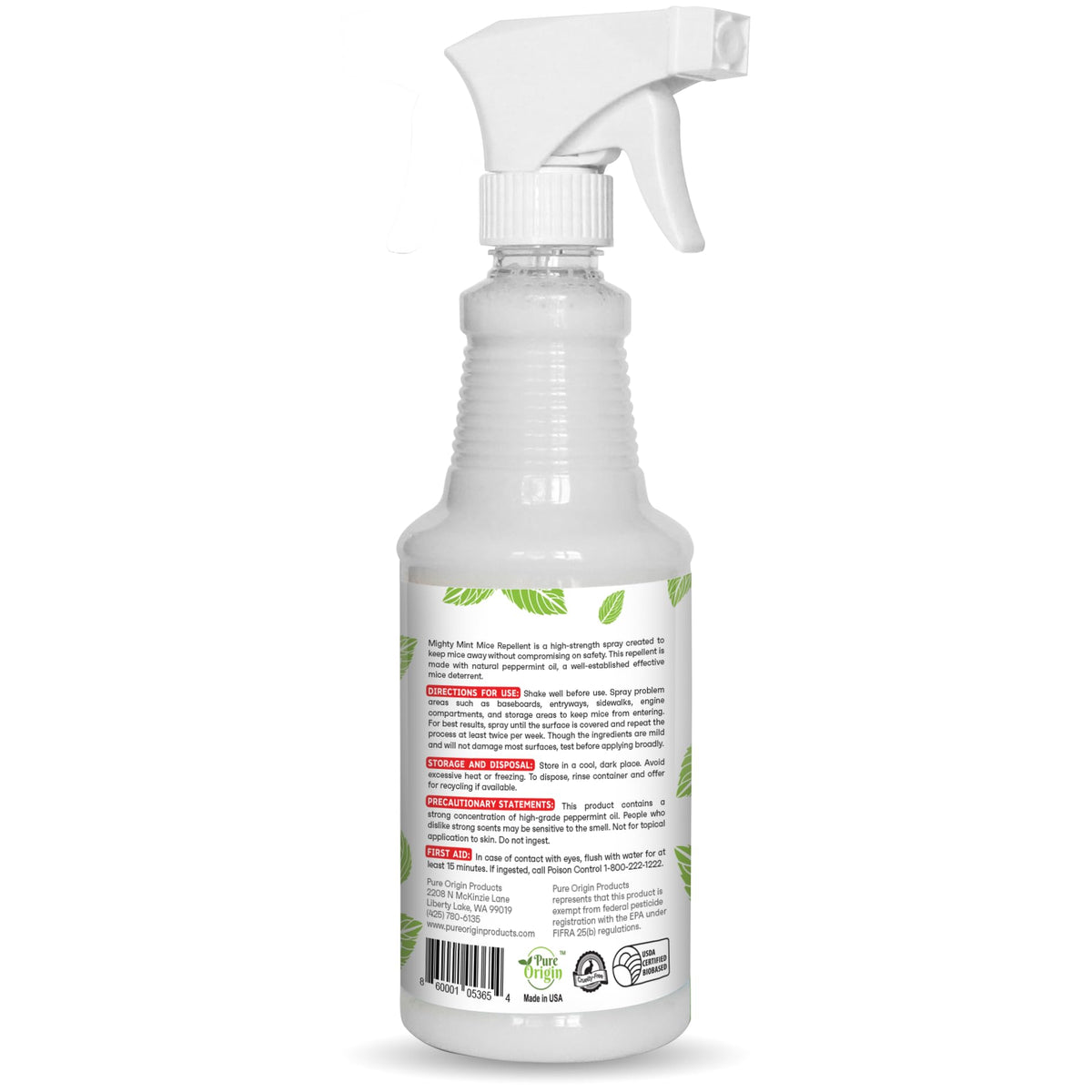 Mighty Mint 16oz bottle ready-to-use for quick treatments