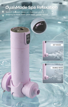 MightyKitten Bath Jets vacuum-lock suction grips tub walls securely during use