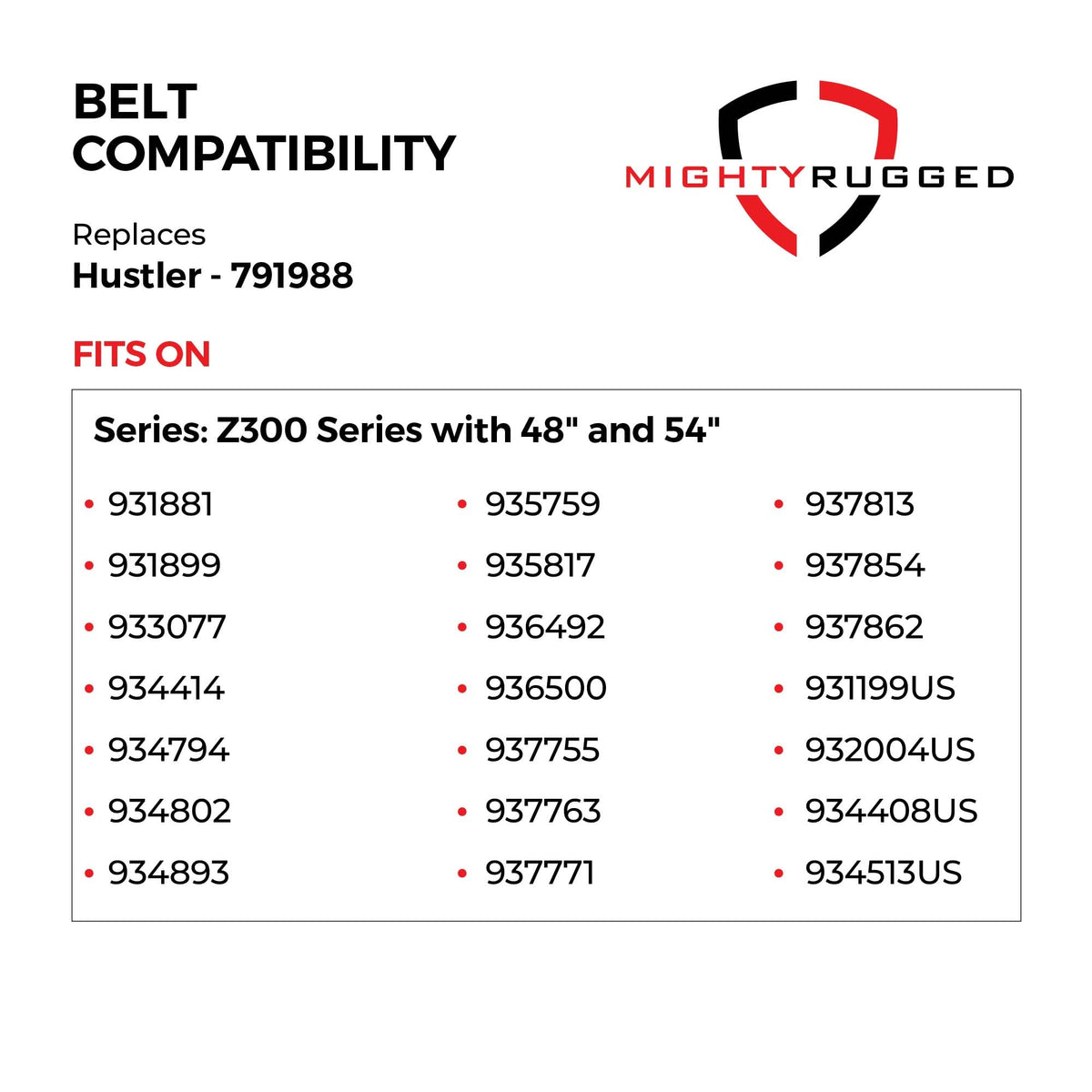 MightyRugged belt dimensions close-up shows precise 5/8 x 140 3/4 sizing.