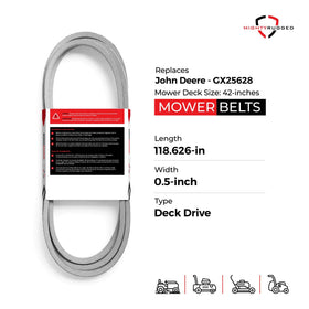 MightyRugged GX25628 belt on Z300 series fit-check demonstrates proper alignment