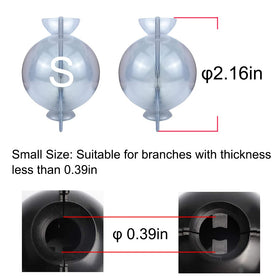 MIIIM small rooting ball sized 2.16 inches for branch propagation.