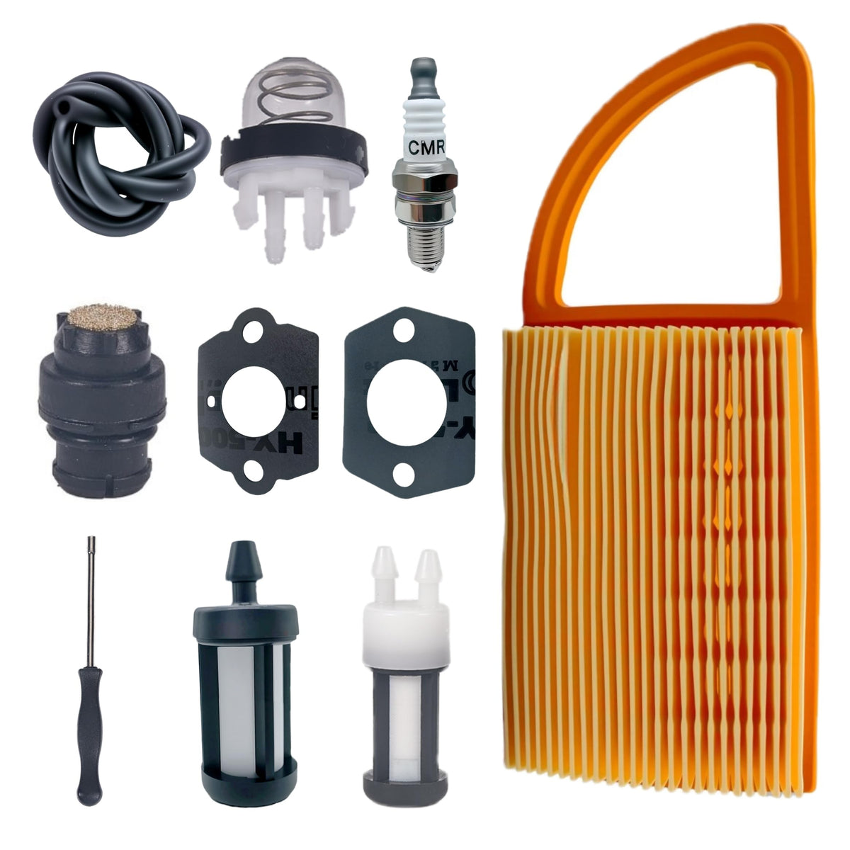 Mikatesi BR600 kit in box for Stihl—comprehensive parts included.