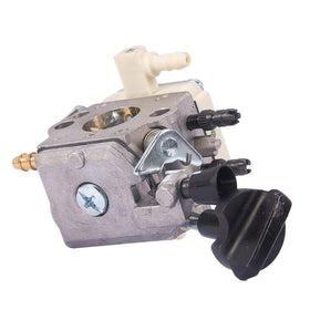 Carburetor installation view illustrating easy alignment and fit.