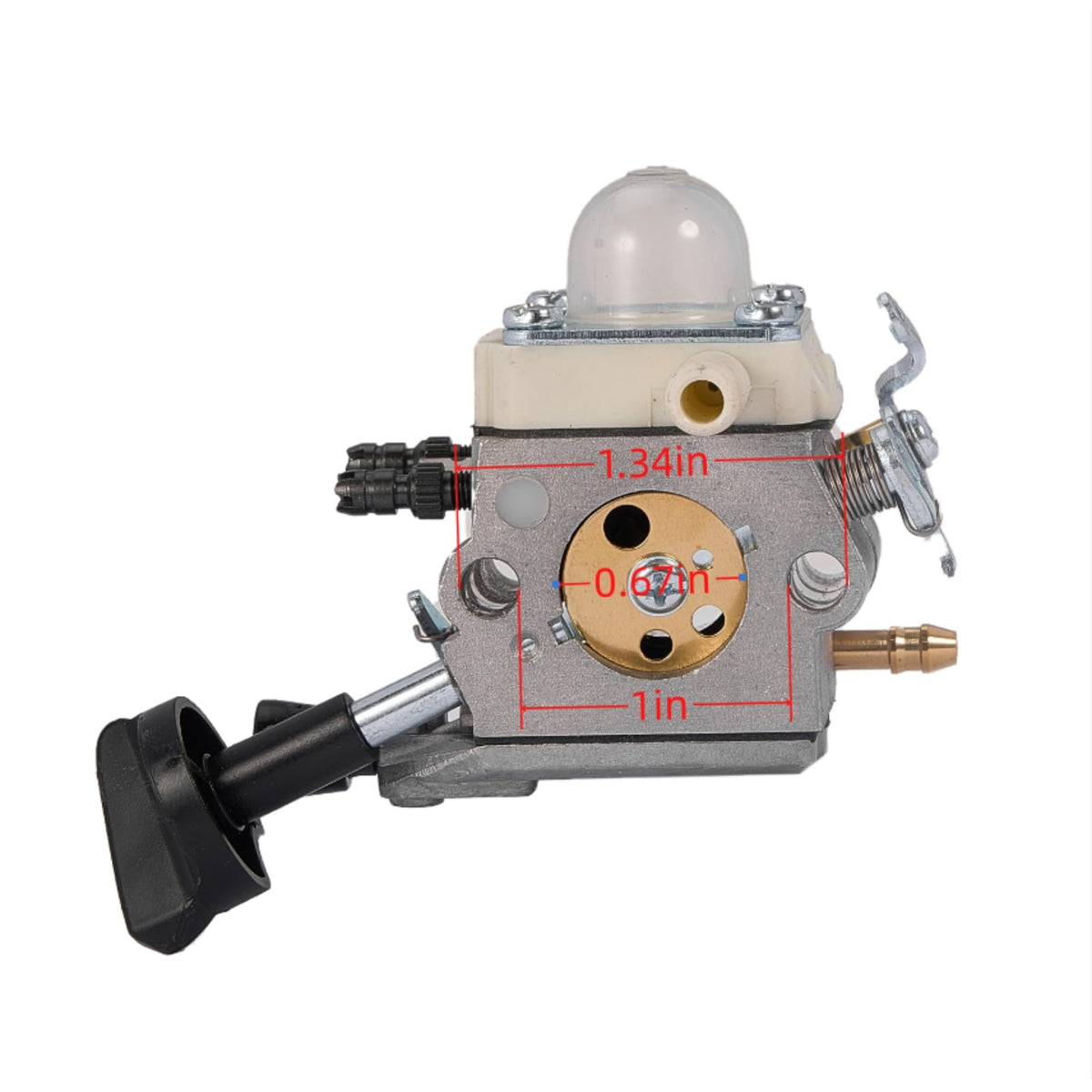 Mikatesi carburetor for Stihl BG86 series—close-up of durable construction.