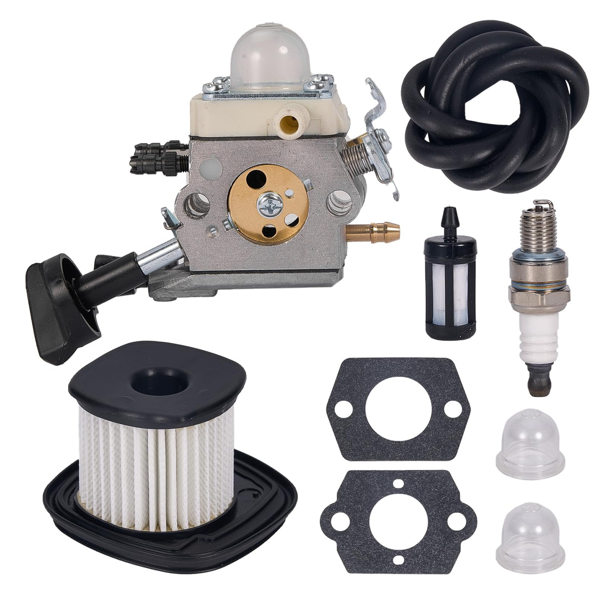 Mikatesi carburetor for Stihl SH86 leaf blower—compact, precise fit for smoother starts.