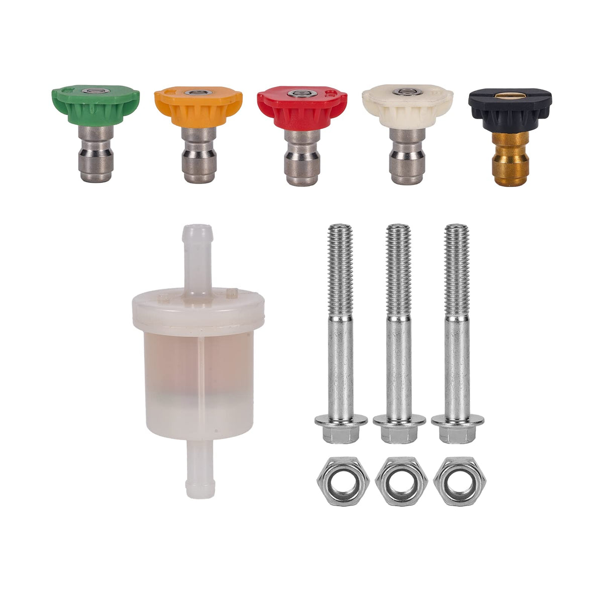 Mikatesi packaging shows included parts for easy setup.