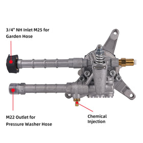 Mikatesi pump front assembly; easy installation for maintenance.
