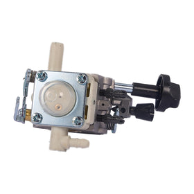Spark plug and fuel line included in the Mikatesi kit for clean fuel flow.