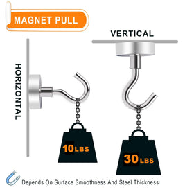 MIKEDE magnetic hook in a cruise cabin for clutter free storage